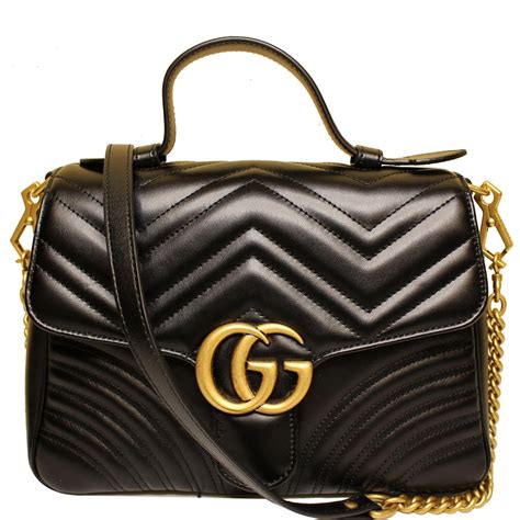 gucci top handle bag on sale|Gucci marmont top handle bag.